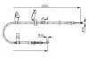 Тормозной трос (ручник) 1810mm MAZDA 5 \ &#039;\&#039; RH \ &#039;\&#039; 1,8-2,0 \ &#039;\&#039; 05-10 BOSCH 1987482052 (фото 1)