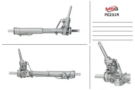 Рулевая рейка с ГУР восстановленная PEUGEOT 508 2010-, 508 SW 2010- MSG PE231R