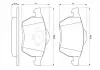 Тормозные колодки дисковые FORD Galaxy / SEAT Alhambra / VW Sharan -00 BOSCH 0986494003 (фото 8)