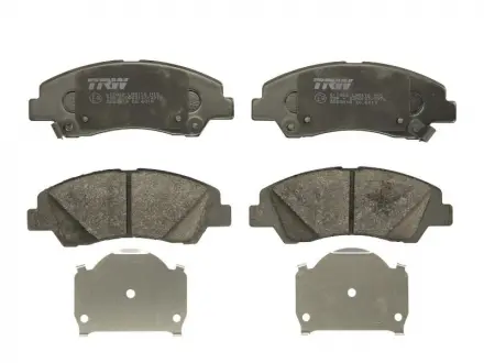 Гальмівні колодки дискові HYUNDAI / SUZUKI I10 / SX4 / Vitara "F" 13 >> TRW GDB3618