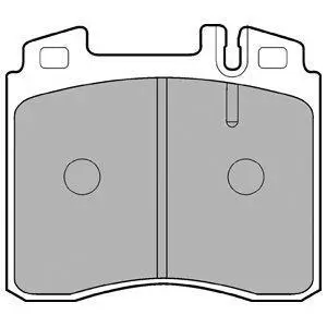 Тормозные колодки дисковые MERCEDES S (W140) / SL (R107) &quot;F \ &#039;\&#039; 85-99 Delphi LP842 (фото 1)