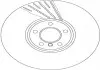 Диск тормозной BMW 5 * (F07, F10) / 7 (F01, F02) &quot;FR&quot; D = 374mm &quot;08 &gt;&gt; TRW DF6623S (фото 2)