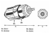 Электромагнитный клапан CITROEN / FIAT / FORD / OPEL / PEUGEOT / RENAULT Delphi 9108-073A (фото 2)