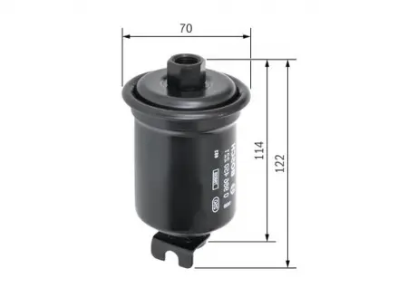 Паливний фільтр 0221 TOYOTA RAV4, Avensis, Camry 1,8i-2,2i 91-03 BOSCH 0986450221