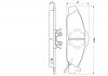 Тормозные колодки дисковые DAEWOO Korando / Musso 2.3,2.9,3.2 -05 0986424551