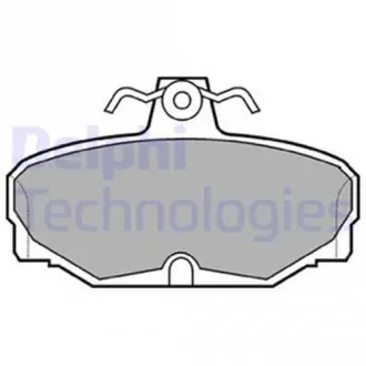 Тормозные колодки дисковые FORD Scorpio / Escort / Sierra "R 82-95 Delphi LP507
