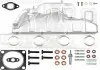 Монтажный комплект турбины FORD Mondeo, Transit 2,0TDCI 00-07 VICTOR REINZ 04-10006-01 (фото 2)