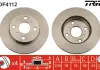 Диск гальмівний (1 шт.) TOYOTA Yaris \ '\' F D = 235mm \ '\' 99-05 TRW DF4112 (фото 3)