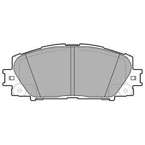 Тормозные колодки дисковые LEXUS / TOYOTA CT200h / Prius "F" 09 >> Delphi LP2135