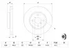 Гальмівний диск DAIHATSU / TOYOTA Charade / Yaris \ '\' F \ '\' 02 >> BOSCH 0986479363 (фото 4)