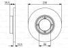 Тормозной диск DAEWOO Matiz \ '\' F \ '\' 0,8-1,0 \ '\' 98-10 PR2 BOSCH 0986479R81 (фото 1)