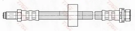 Тормозной шланг FORD (Europe) Mondeo / Mondeo Estate / Wagon TRW PHB414