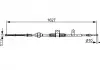 Тормозной трос 1627mm MITSUBISHI Outlander XL / ASX \ &#039;\&#039; RR BOSCH 1987482518 (фото 2)
