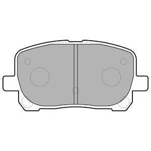 Тормозные колодки дисковые TOYOTA Avensis Verso "F" 01-05 Delphi LP1711 (фото 1)