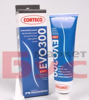 Герметик силіконовий EVO300 70мл сірий -70С + 300С CORTECO 49372187