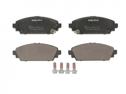 Тормозные колодки дисковые HONDA Civic / Accord "F" 98-06 Delphi LP1526 (фото 1)