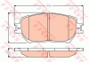 Тормозные колодки дисковые TOYOTA Camry (V30) "F" 01-06 TRW GDB3628 (фото 1)