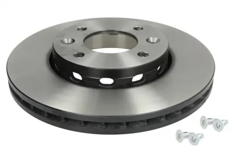 Диск тормозной (1 шт.) KIA Carens "F D = 280mm" 02-06 TRW DF7266 (фото 1)