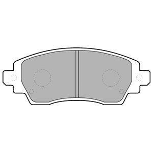 Тормозные колодки дисковые TOYOTA Corolla E "F" 97-02 Delphi LP1560 (фото 1)