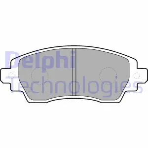 Гальмівні колодки дискові TOYOTA Corolla E "F" 97-02 Delphi LP1560 (фото 1)