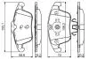 Гальмівні колодки FORD Galaxy / Mondao / S-Max "F" 06 >> BOSCH 0986494342 (фото 6)