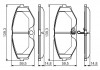 Тормозные колодки дисковые Nissan Maxima QX CA33 F 0986495147