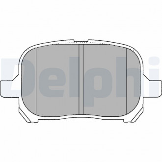 Тормозные колодки дисковые TOYOTA Camry "F" 96-01 Delphi LP1144