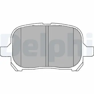 Тормозные колодки дисковые TOYOTA Camry "F" 96-01 Delphi LP1144