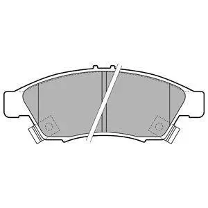Тормозные колодки дисковые SUZUKI Liana "F" 01 >> Delphi LP1739