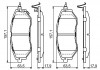 Тормозные колодки SUBARU Legacy / Outback / Tribeca BOSCH 0986494679 (фото 7)