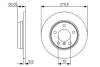 Гальмівний диск BMW E36 / E46 316/328 \ '\' R PR2 BOSCH 0986479S34 (фото 1)