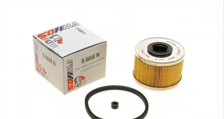 Фильтр топливный RENAULT / OPEL "1,9-2,5" 97-03 SOFIMA S6686N