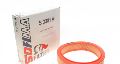 Фильтр воздушный SEAT / SKODA "1,0-1,4" 93-04 SOFIMA S3381A