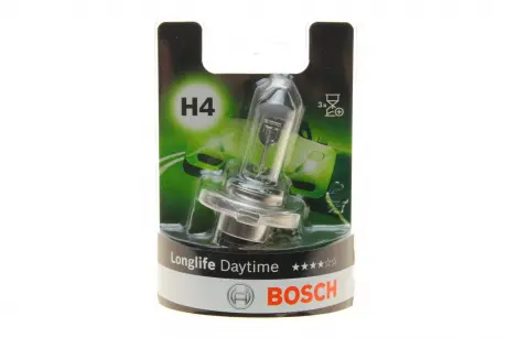 Лампа H4 60 / 55W 12V Longlife Daytime блістер BOSCH 1987301054