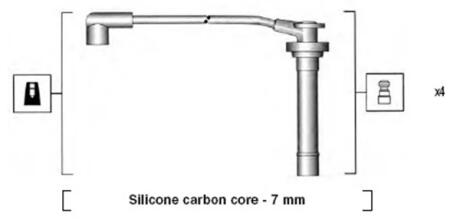 Комплект проводів запаленою MAGNETI MARELLI 941295120858