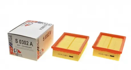 Фильтр воздушный SEAT / VW "1,0-1,4" 99-02 SOFIMA S0302A