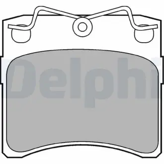 Тормозные колодки дисковые VW T4 &quot;F&quot; 90-96 Delphi LP785 (фото 1)