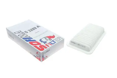 Фильтр воздушный TOYOTA &quot;1,6-2,4&quot; 03-08 SOFIMA S3289A (фото 1)