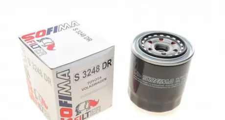 Фильтр масляный TOYOTA "2,0-2,5" 98-06 SOFIMA S3248DR