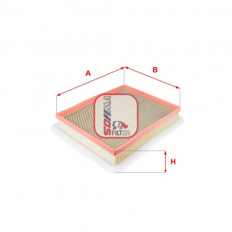 Фільтр повітряний OPEL "1,7-2,2" 02-10 SOFIMA S3258A