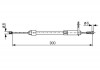 Тормозной трос 900mm MB C W203 \ '\' RR BOSCH 1987477847 (фото 1)