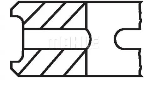 Комплект поршневых колец Mahle AUDI MAHLE KNECHT 03474N1