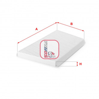 Фільтр салону MB "1,8-3,0" 02-10 SOFIMA S3094C