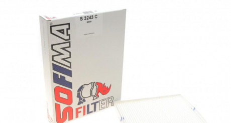 Фильтр салона BMW "3,0-4,4" 14 >> SOFIMA S3243C (фото 1)
