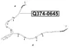 Трос стояночного ТОРМ R (дисковые) Q-FIX Q374-0645 (фото 3)