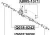 Сайлентблок РУЛЕВОЙ РЕЙКІ (К-Т) Q-FIX Q005-1371 (фото 3)