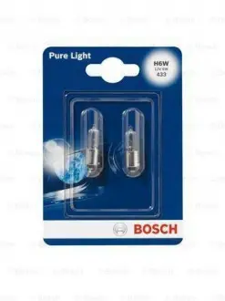 Лампа H6W 12V блістер 2 шт. BOSCH 1987301035