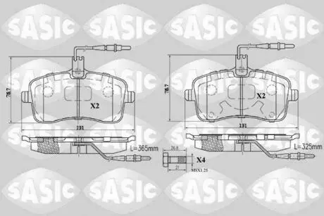 КОЛОДКИ ГАЛЬМОВІ P-407 AV SASIC 6210019