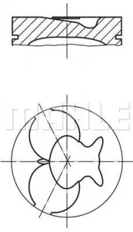 A_Поршень MB MAHLE KNECHT 0024900 (фото 1)