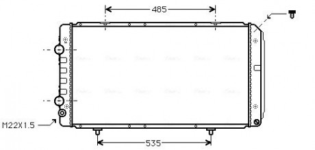 Радiатор AVA AVA COOLING PEA 2146